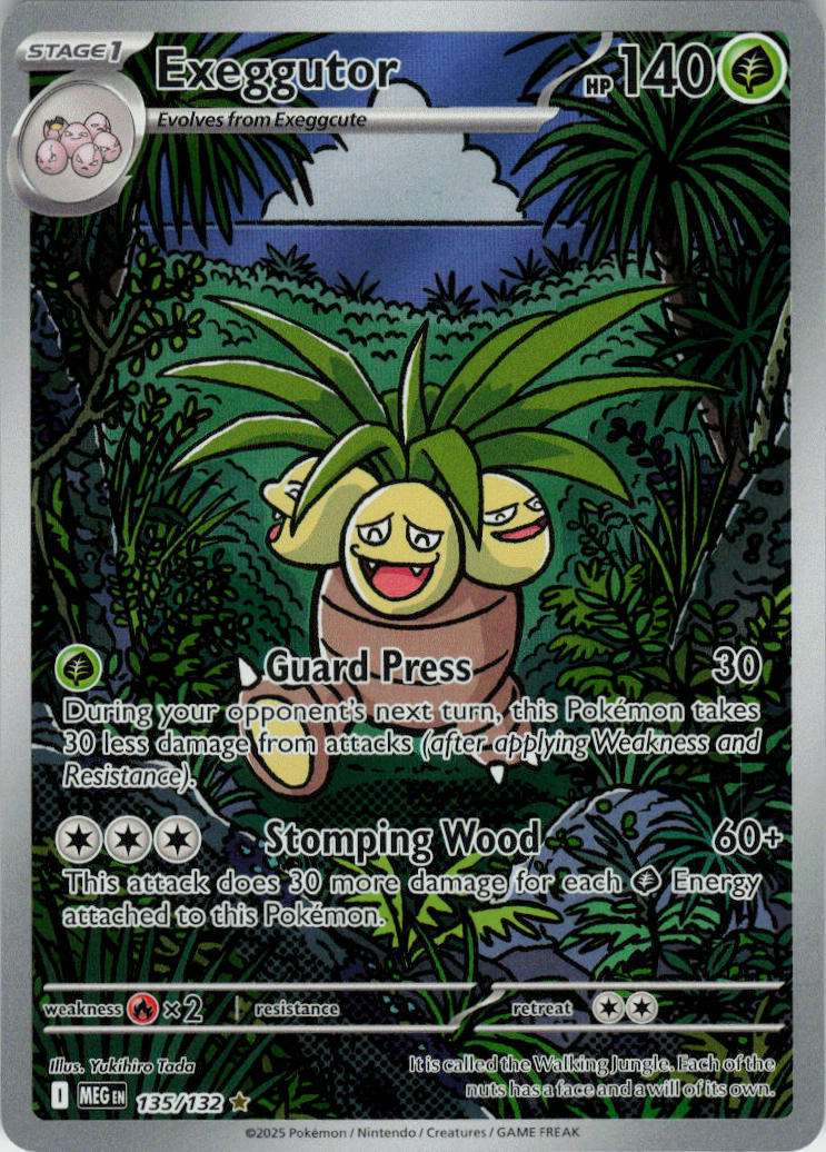 Exeggutor - Mega Evolution #135/132 - Near Mint - Normal