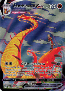 Centiskorch VMAX - Lost Origin #TG15/196 - Near Mint - Normal