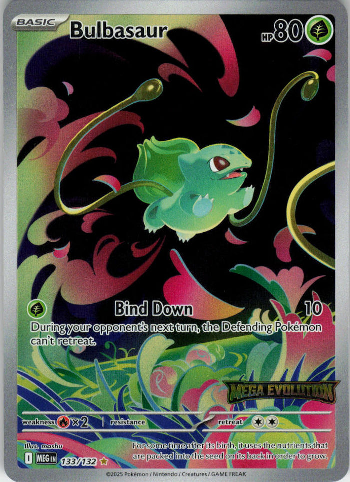 Bulbasaur - Mega Evolution #133/132 - Stamped Near Mint