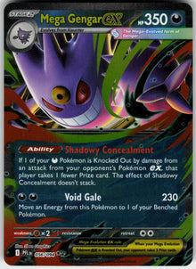 Mega Gengar ex - Phantasmal Flames #056/94 - Near Mint - Normal
