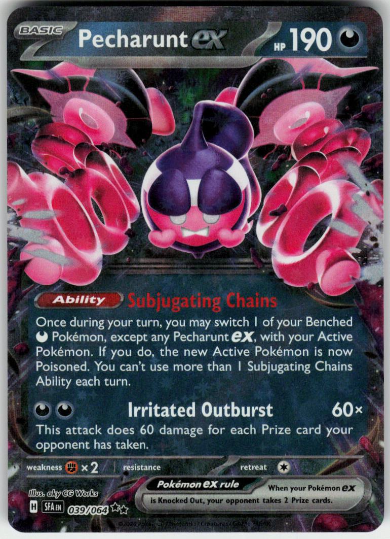Pecharunt ex - Shrouded Fable #039/64 - Near Mint - Normal