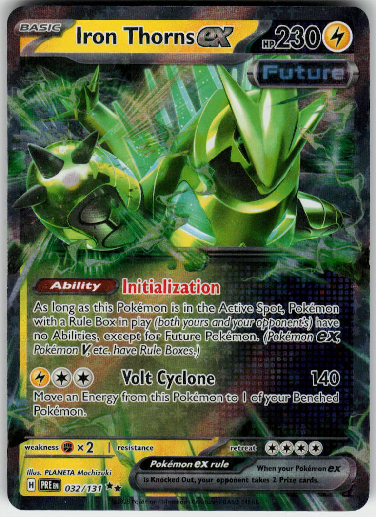 Iron Thorns ex - Prismatic Evolutions #032/131 - Near Mint - Normal