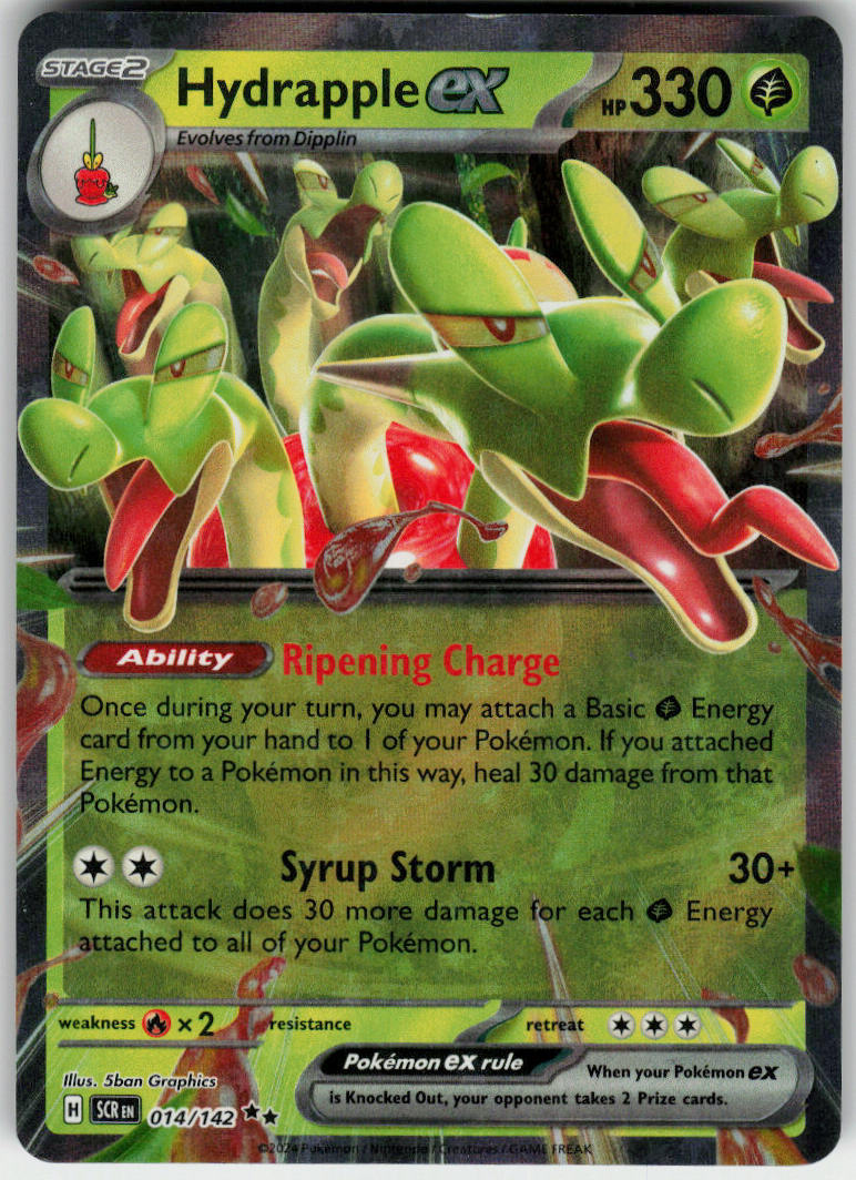 Hydrapple ex - Stellar Crown #014/142 - Near Mint - Normal