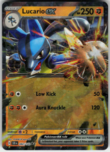 Lucario ex - Stellar Crown #082/142 - Near Mint - Normal