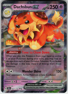 Dachsbun ex - Stellar Crown #067/142 - Near Mint - Normal