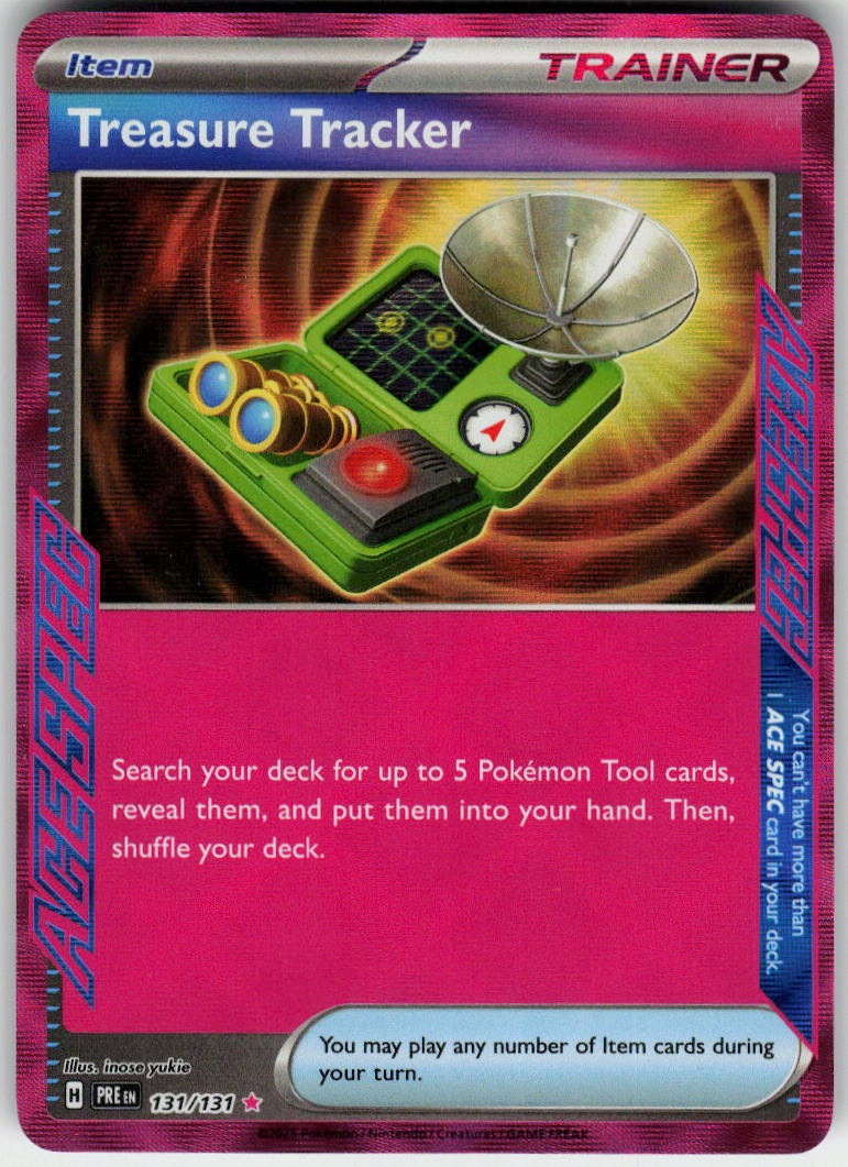 Treasure Tracker - Prismatic Evolutions #131/131 - Near Mint - Normal