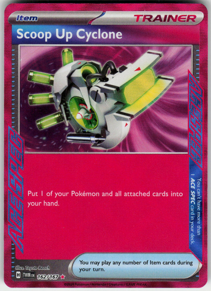 Scoop Up Cyclone - Twilight Masquerade #162/167 - Near Mint - Normal