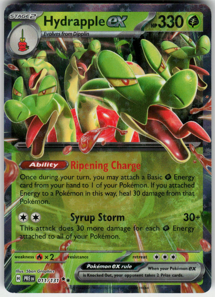 Hydrapple ex - Prismatic Evolutions #011/131 - Near Mint - Normal