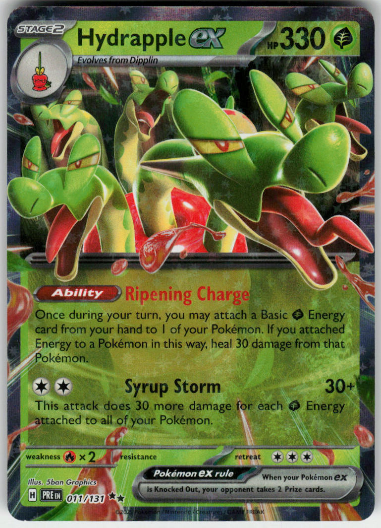 Hydrapple ex - Prismatic Evolutions #011/131 - Near Mint - Normal