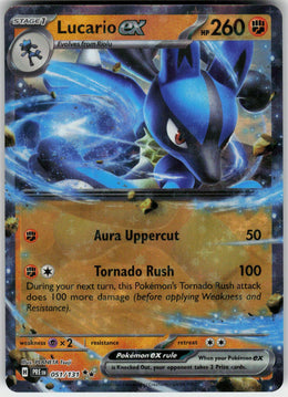 Lucario ex - Prismatic Evolutions #051/131 - Near Mint - Normal