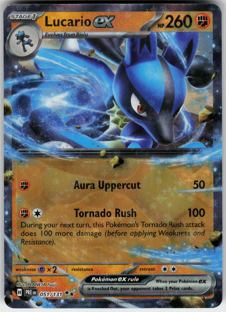 Lucario ex - Prismatic Evolutions #051/131 - Near Mint - Normal