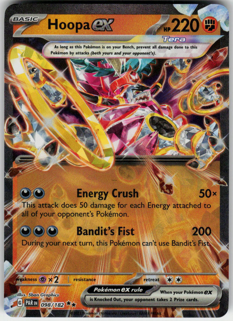 Hoopa ex - Paradox Rift #098/182 - Near Mint - Normal