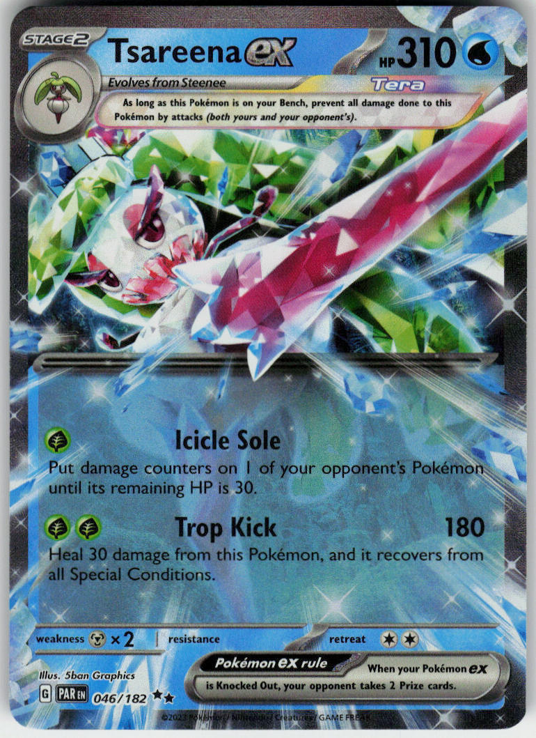 Tsareena ex - Paradox Rift #046/182 - Near Mint - Normal
