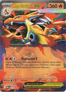 Mega Charizard Y ex - MEP Black Star Promos #030/0 - Near Mint - Holofoil