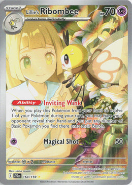 Lillie's Ribombee - Journey Together #164/159 - Near Mint - Holofoil