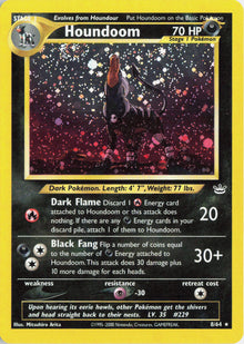 Houndoom - Double Holo #8/64 - Lightly Played - Holofoil