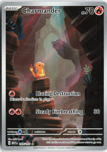 Charmander - 151 #168/165 - Near Mint - Holofoil