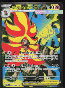 Mega Pyroar ex - Chaos Rising #099/86 - Near Mint - Normal