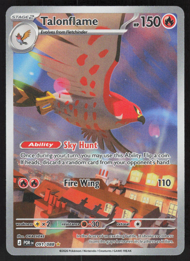 Talonflame - Perfect Order #091/88 - Near Mint - Normal