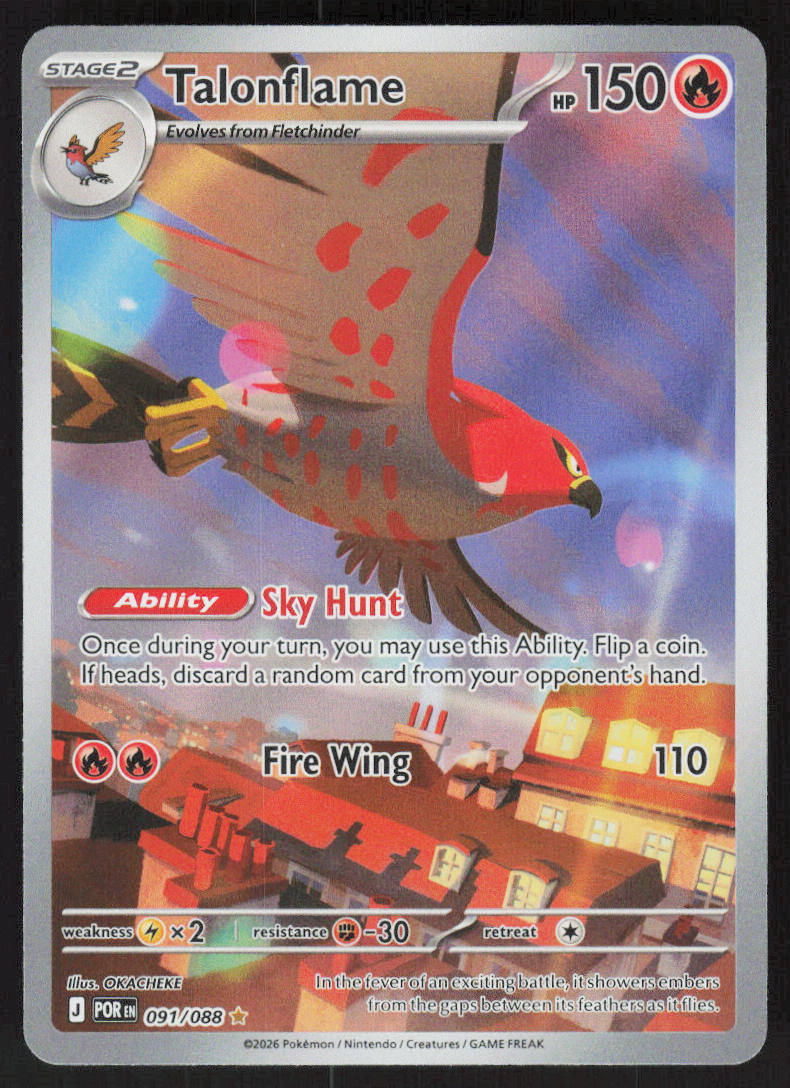 Talonflame - Perfect Order #091/88 - Near Mint - Normal