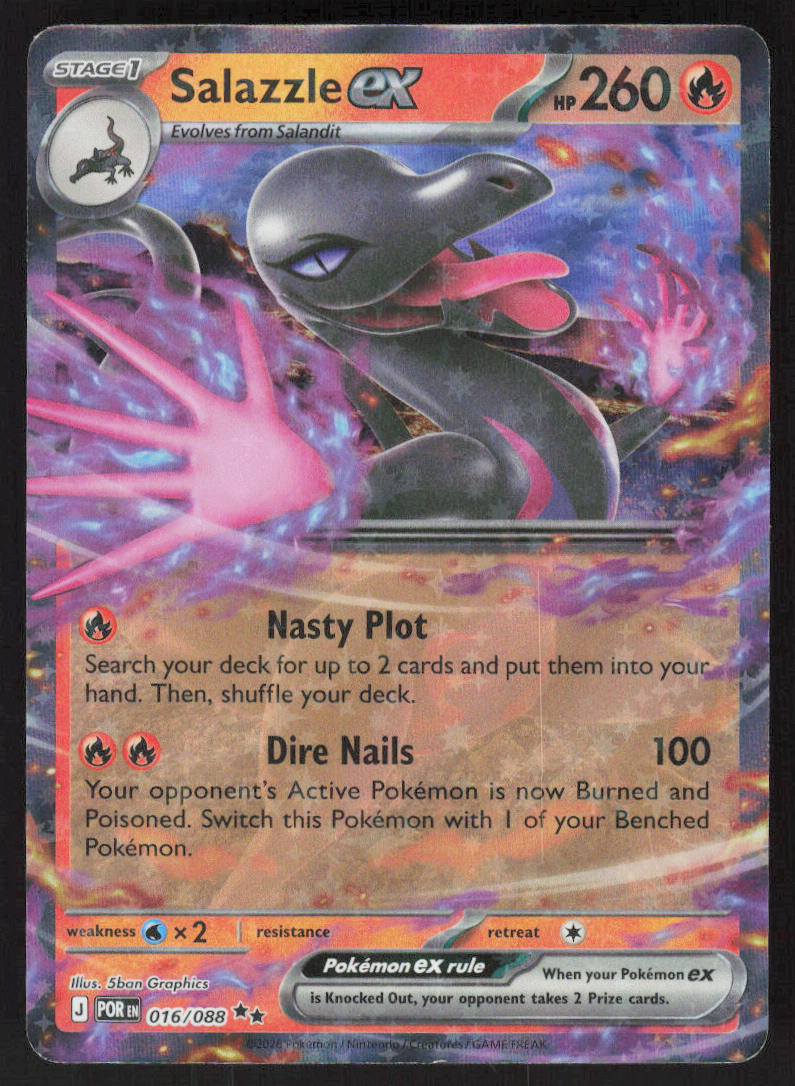 Salazzle ex - Perfect Order #016/88 - Lightly Played - Normal