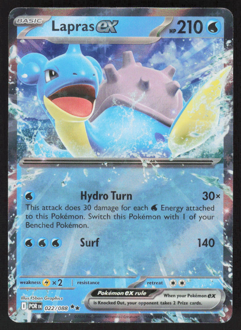 Lapras ex - Perfect Order #022/88 - Near Mint - Normal