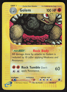 Golem - Expedition Base Set #49/165 - Lightly Played - Reverse Holofoil