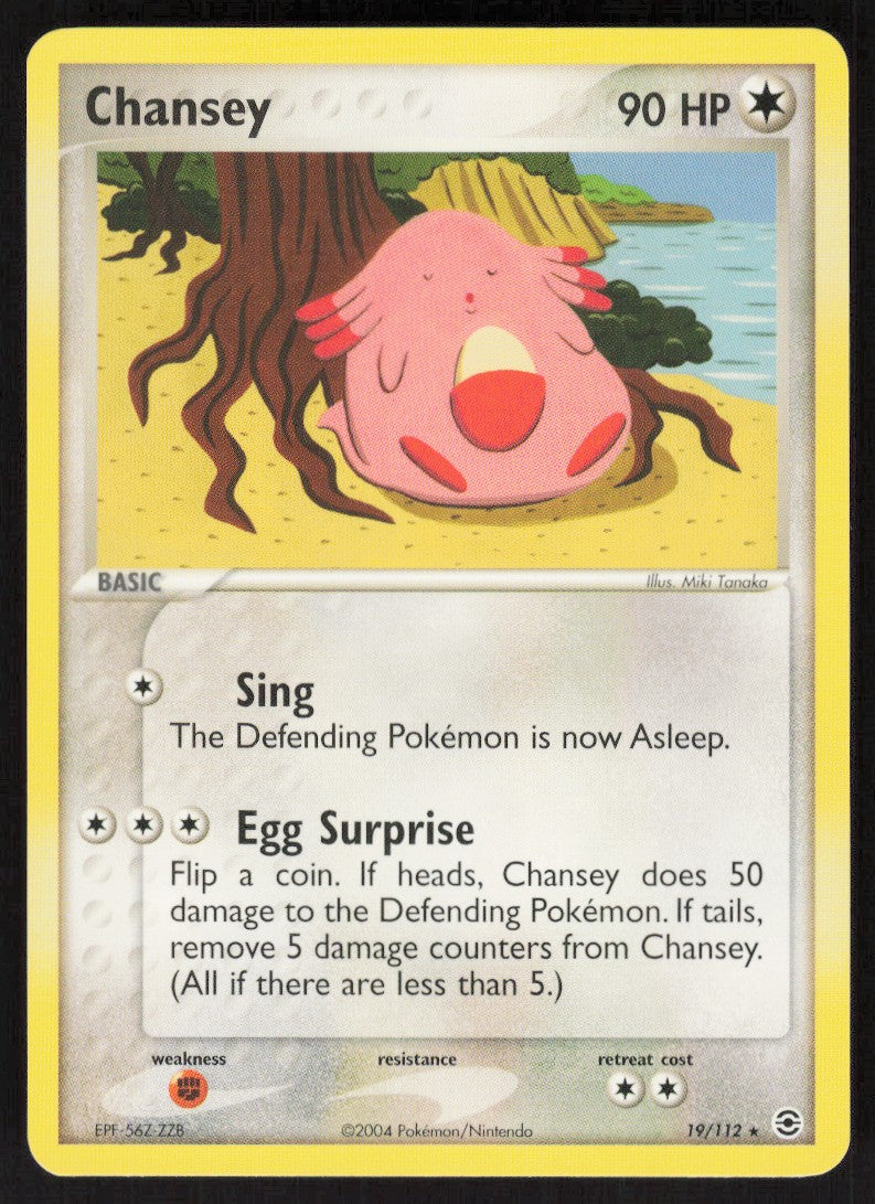Chansey - FireRed & LeafGreen #19/112 - Lightly Played - Normal