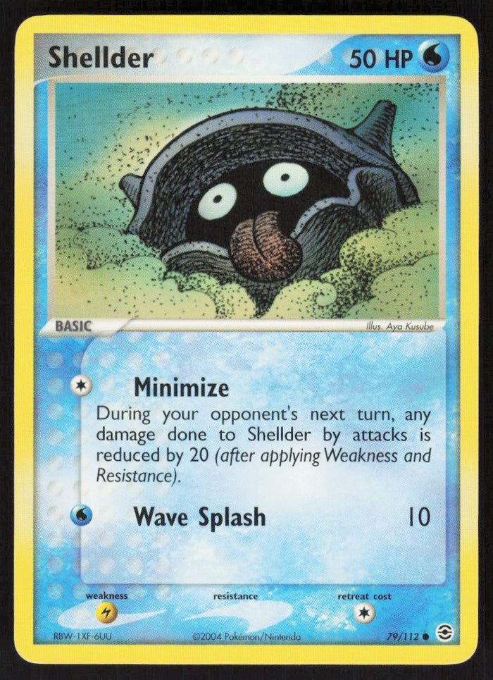 Shellder - FireRed & LeafGreen #79/112 - Lightly Played - Normal