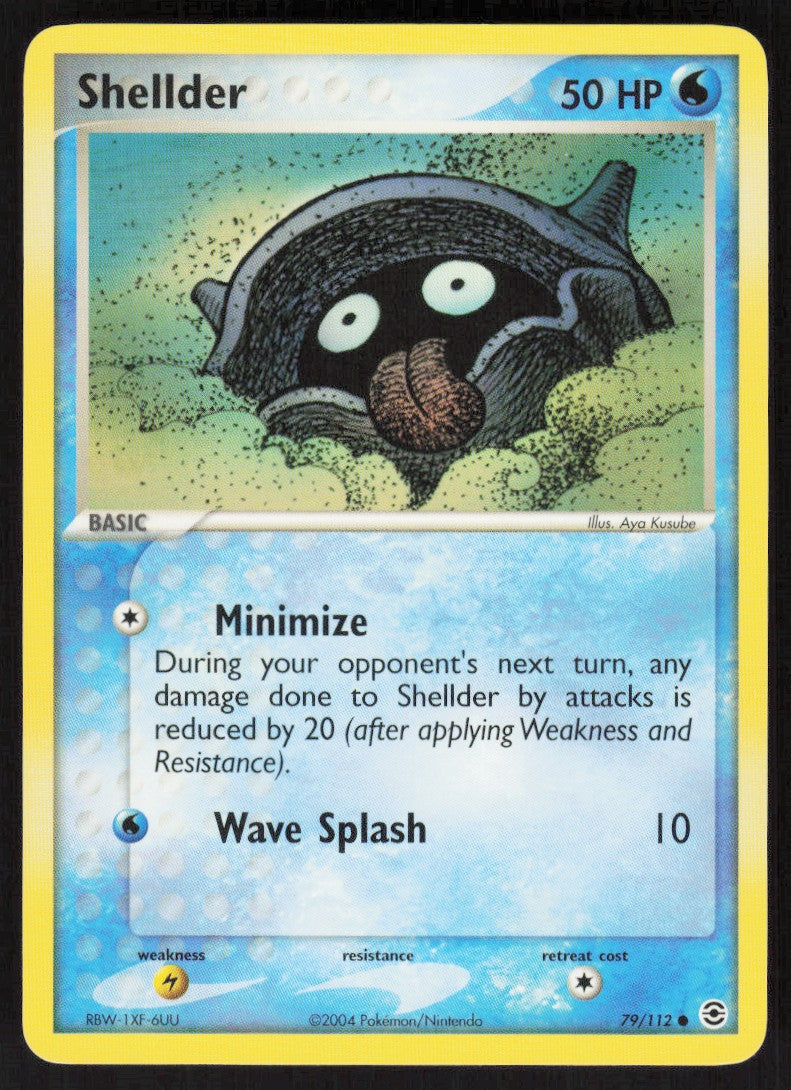 Shellder - FireRed & LeafGreen #79/112 - Lightly Played - Normal