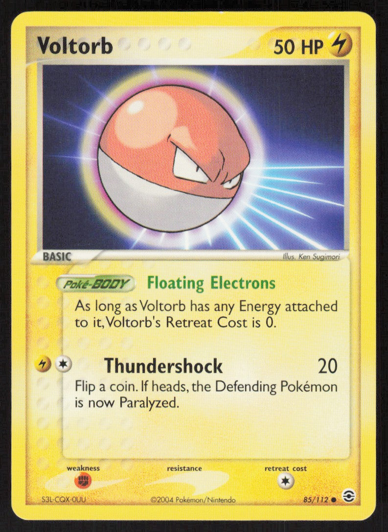 Voltorb - FireRed & LeafGreen #85/112 - Lightly Played - Normal