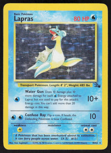 Lapras - Fossil #10/62 - Lightly Played - Holofoil