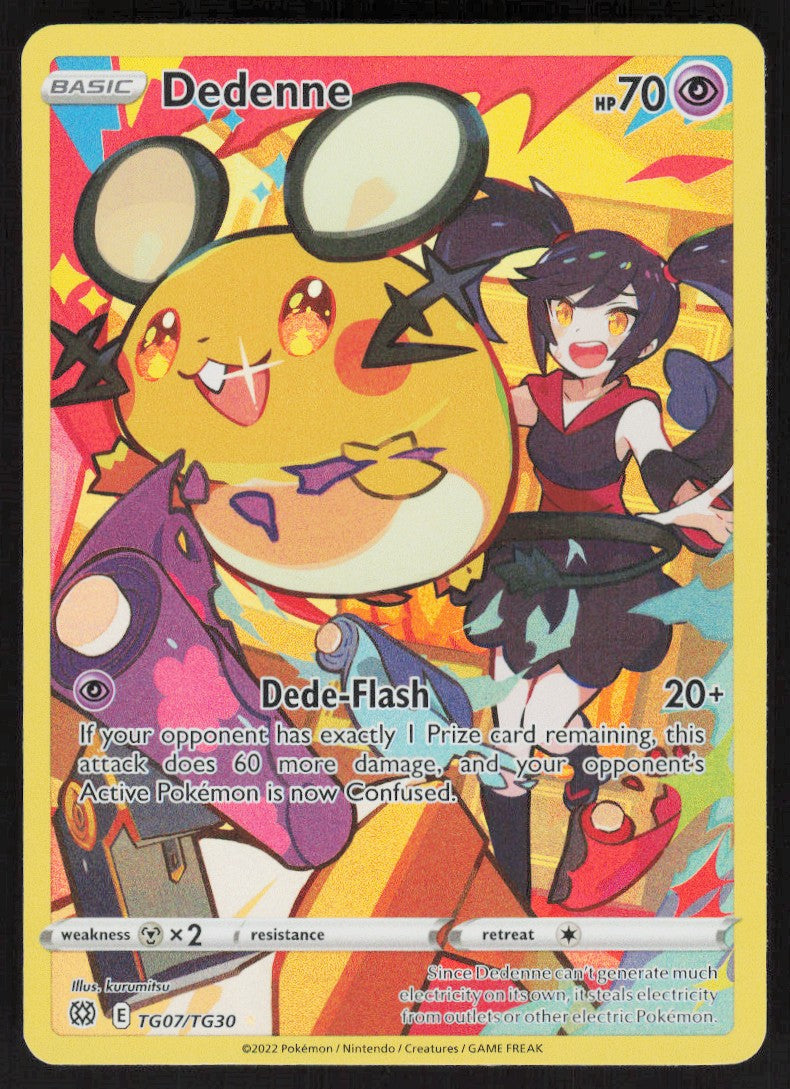 Dedenne - Brilliant Stars Trainer Gallery #TG07/30 - Near Mint - Holofoil
