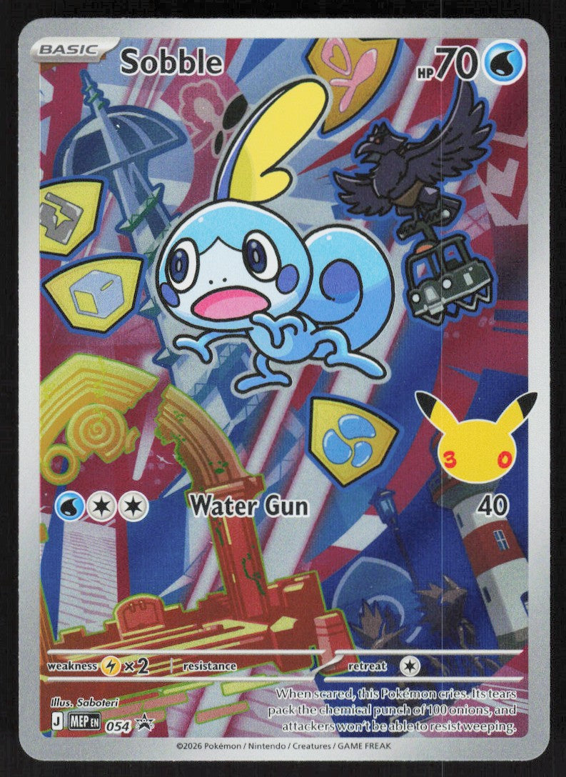 Sobble - MEP Black Star Promos #054 - Near Mint - Holofoil