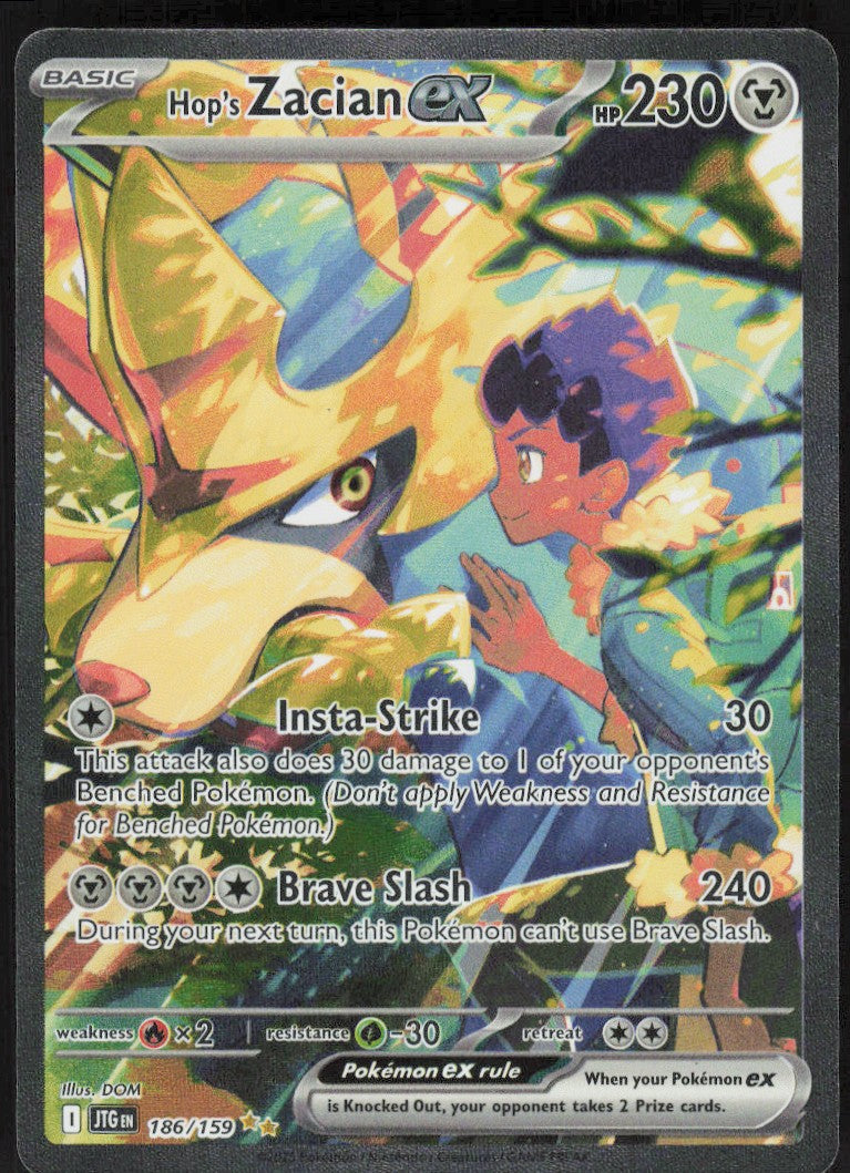 Hop's Zacian ex #186/159
