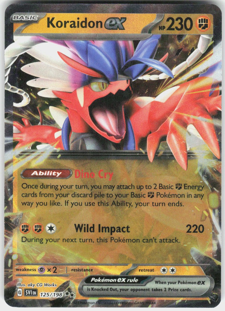 Koraidon ex #125