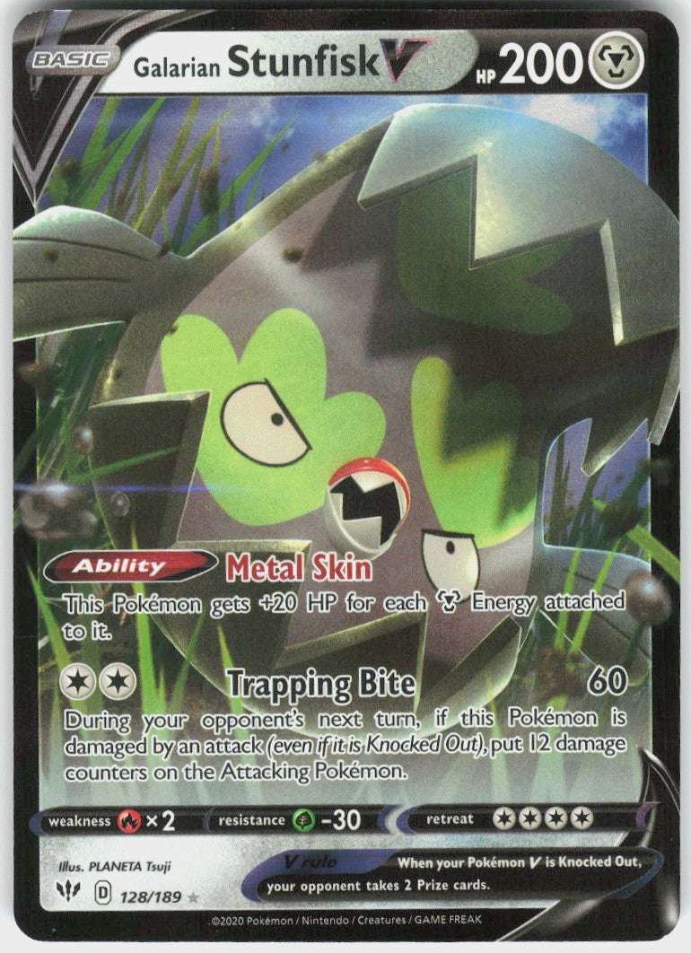 Galarian Stunfisk V #128