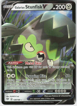 Galarian Stunfisk V #128