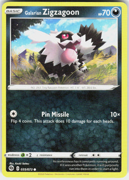 Galarian Zigzagoon #35 NM