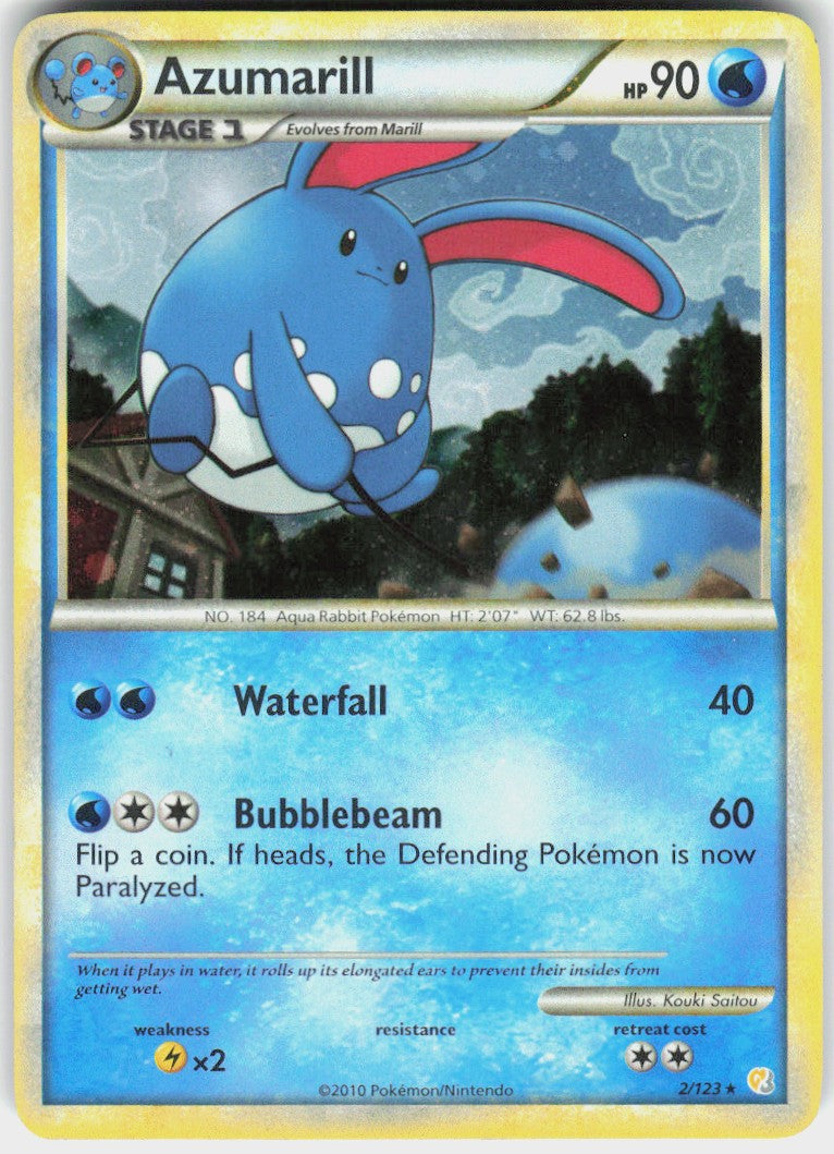 Azumarill #2/123 Holofoil