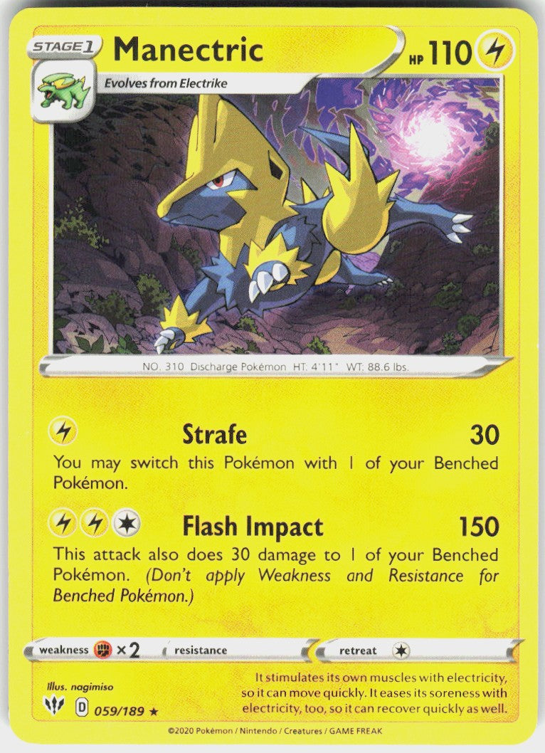 Manectric #59 NM