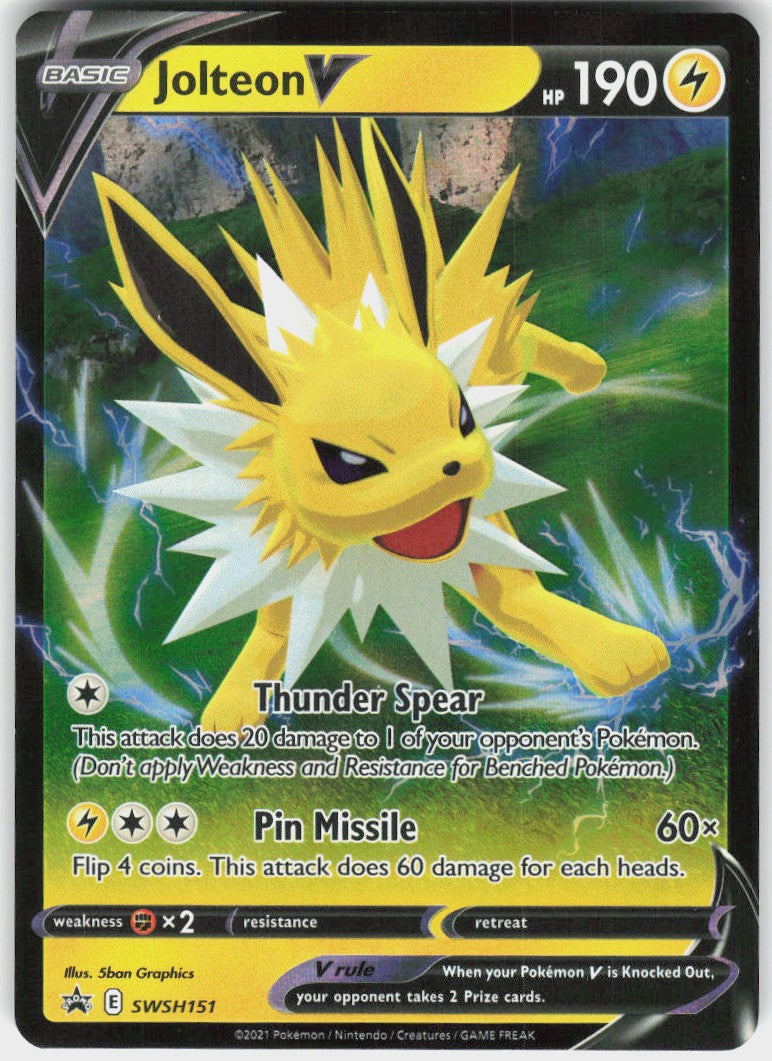 Jolteon V #SWSH151 NM