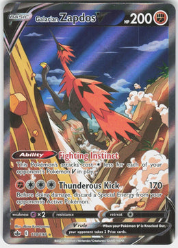 Galarian Zapdos V #174 NM
