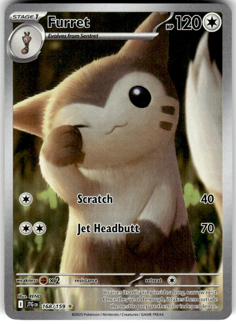 Furret - Journey Together #168/159 - Near Mint - Normal
