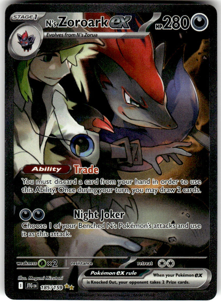 N's Zoroark ex #185/159
