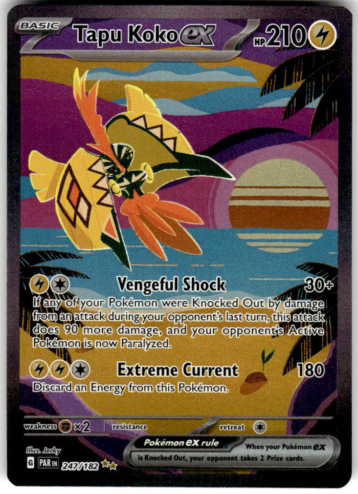 Tapu Koko ex - Paradox Rift #247/182 - Near Mint - Normal