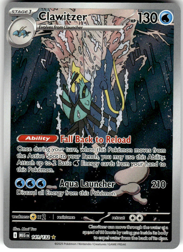Clawitzer - Mega Evolution #141/132 - Near Mint - Normal