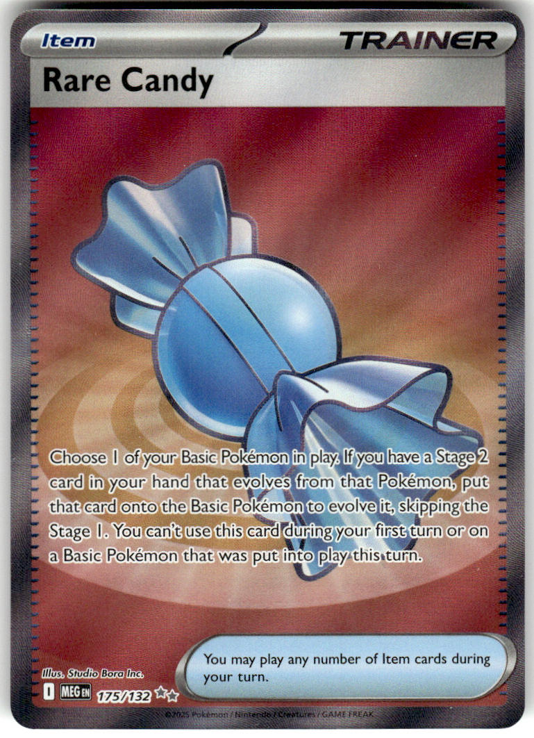 Rare Candy - Mega Evolution #175/132 - Near Mint - Normal