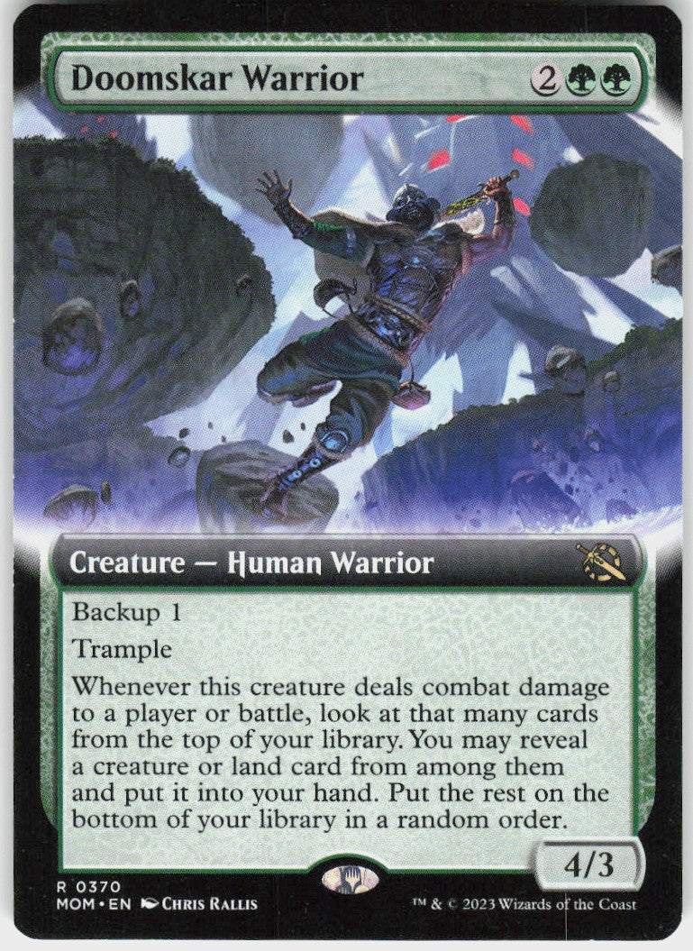 Doomskar Warrior #370 NM