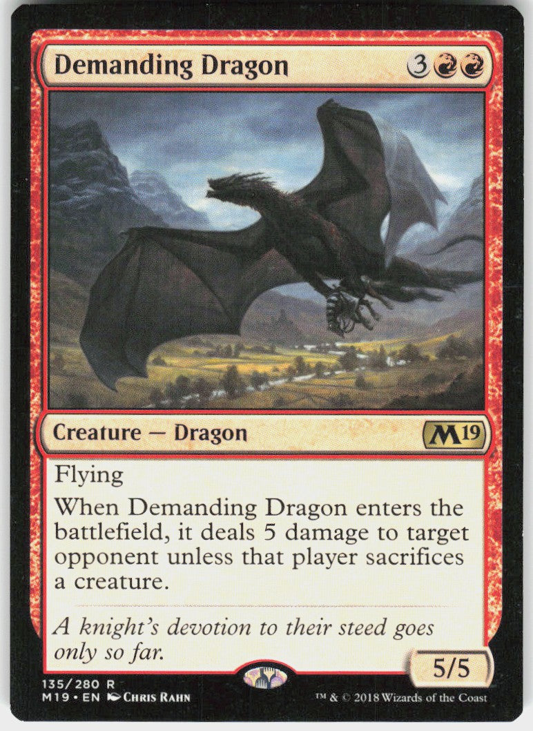 Demanding Dragon #135 NM